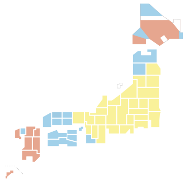 翌日到着便サービス対象地域